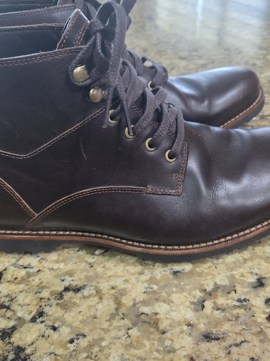 Timberland Dark Brown Leather Lace-Up Boots main image 15